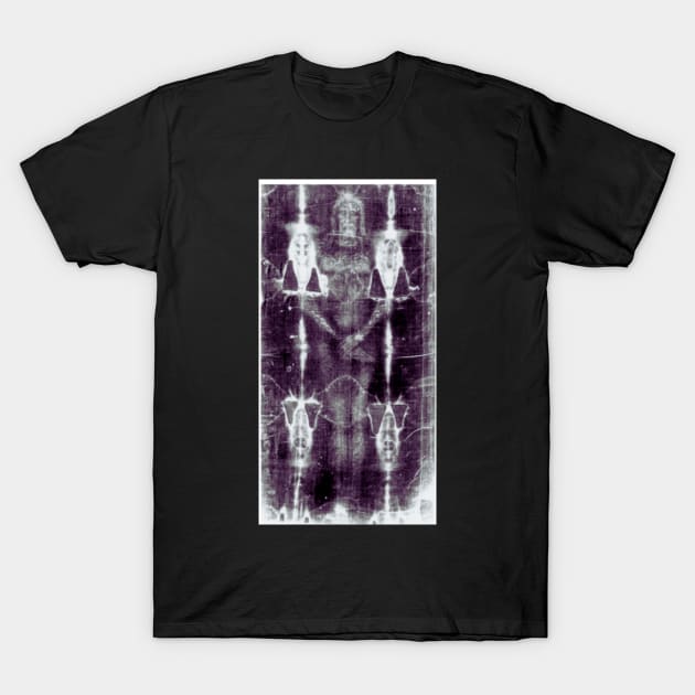 The Holy Son Of God | Shroud Of Turin T-Shirt by LivingWellness